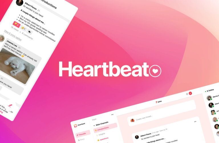 Lifetime Appsumo Heartbeat Deal Platform for Communication and Sharing for $69